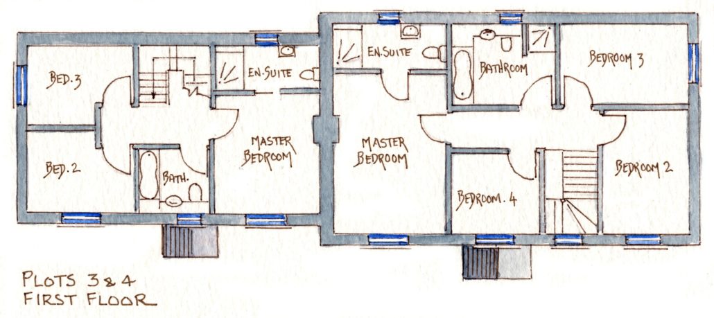 plots 3 and 4 first floor