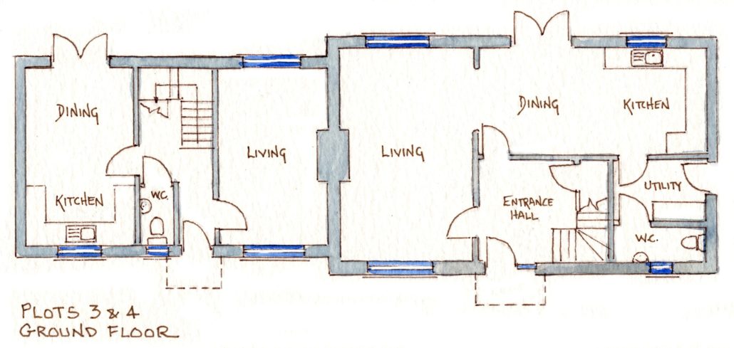 plots 3 and 4 ground floor